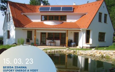 Beseda Úspory energií a vody – jak na to?